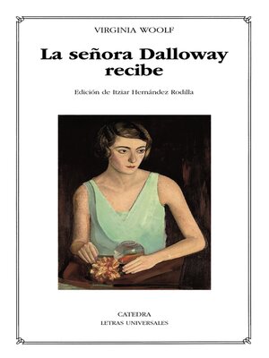 cover image of La señora Dalloway recibe